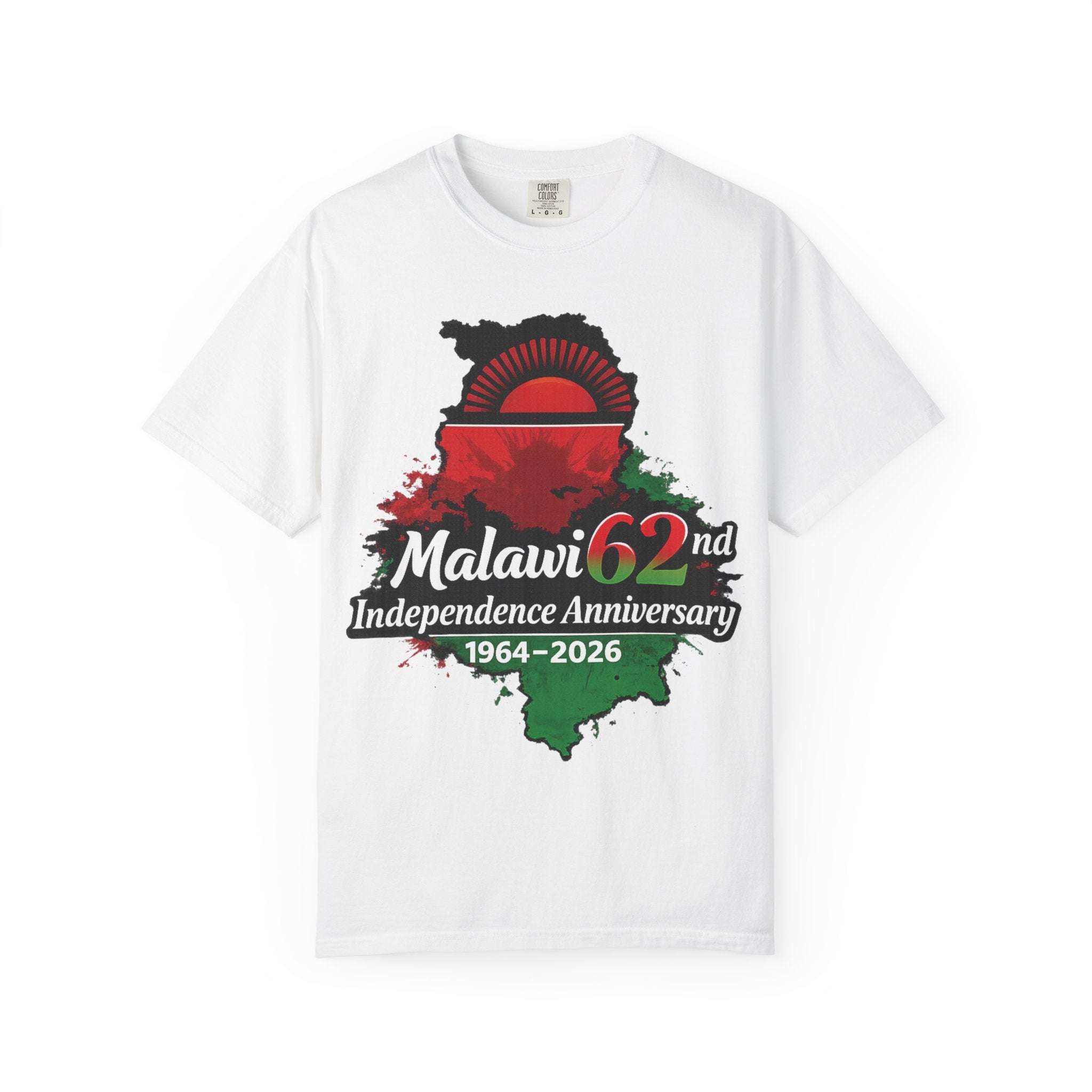 Malawi 62nd Independence T-Shirt | 1964–2026 Celebration Tee